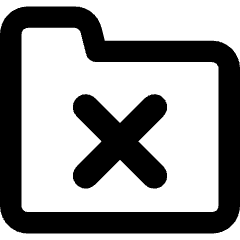 Folder Remove Icon from Core Remix Set