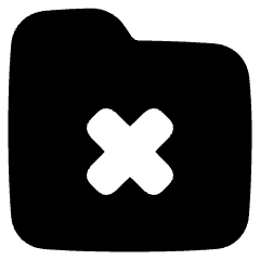 Folder Remove Icon from Plump Solid Set