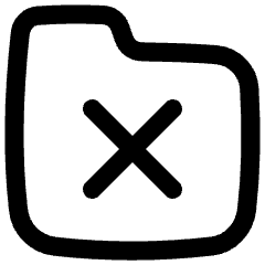 Folder Remove Icon from Flex Line Set