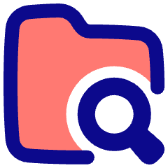 Folder Search Icon from Plump Pop Set
