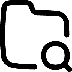 Folder Search Icon from Flex Line Set