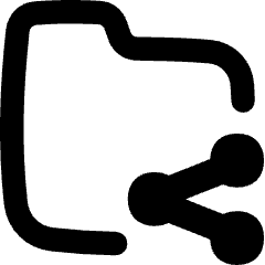 Folder Share Icon from Flex Remix Set