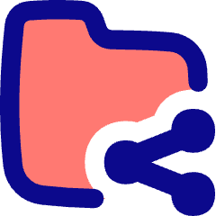 Folder Share Icon from Flex Pop Set