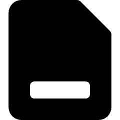 Footer Icon from Core Solid Set