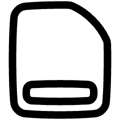 Footer Icon from Plump Line Set
