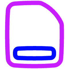 Footer Icon from Plump Neon Set