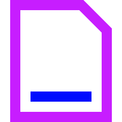 Footer Icon from Sharp Neon Set