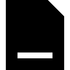 Footer Icon from Sharp Solid Set