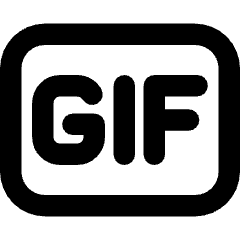 Gif Format Icon from Core Remix Set