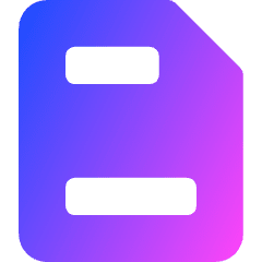 Header Footer Icon from Core Gradient Set