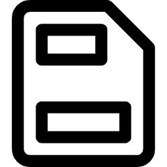 Header Footer Icon from Core Line Set