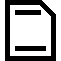 Header Footer Icon from Sharp Line Set