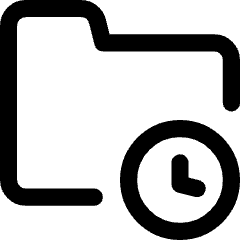 History Backup Folder Icon from Core Line Set