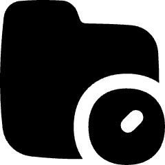 History Backup Folder Icon from Flex Solid Set
