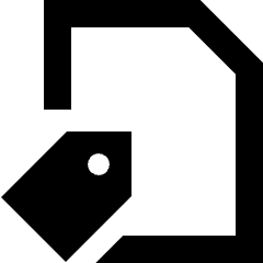 Label File Tag Icon from Sharp Remix Set