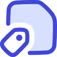 Label File Tag Icon from Flex Duo Set