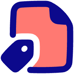 Label File Tag Icon from Plump Pop Set
