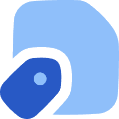 Label File Tag Icon from Flex Flat Set