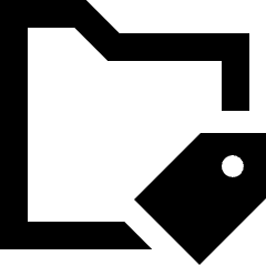 Label Folder Tag Icon from Sharp Remix Set