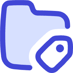Label Folder Tag Icon from Flex Duo Set