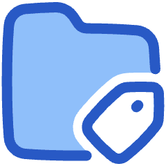 Label Folder Tag Icon from Plump Duo Set