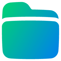 Mac Folder Icon from Plump Gradient Set