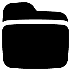Mac Folder Icon from Plump Solid Set