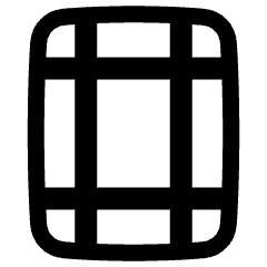 Margins Icon from Plump Remix Set