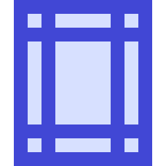 Margins Icon from Sharp Duo Set