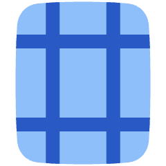 Margins Icon from Plump Flat Set