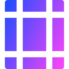 Margins Icon from Core Gradient Set
