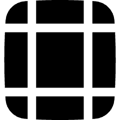 Margins Icon from Flex Solid Set