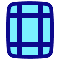 Margins Icon from Plump Pop Set