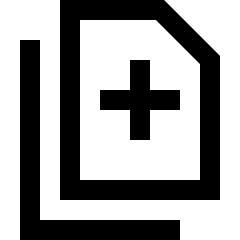 Merge PDF Icon from Sharp Line Set