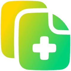 Merge PDF Icon from Plump Gradient Set