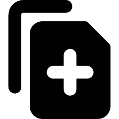 Merge PDF Icon from Core Solid Set