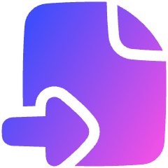 Move File Icon from Plump Gradient Set