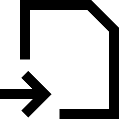 Move File Icon from Sharp Line Set