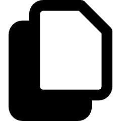 Multiple File 1 Icon from Core Remix Set
