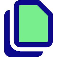 Multiple File 1 Icon from Core Pop Set