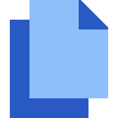 Multiple File 1 Icon from Sharp Flat Set