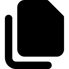 Multiple File 1 Icon from Core Solid Set