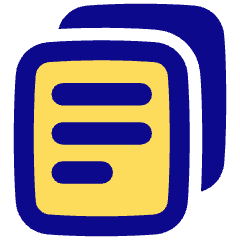 Multiple File 2 Icon from Plump Pop Set