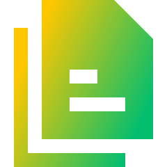 Multiple File 2 Icon from Sharp Gradient Set