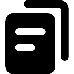 Multiple File 2 Icon from Core Solid Set
