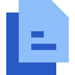 Multiple File 2 Icon from Sharp Flat Set