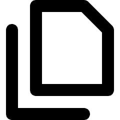 Multiple Files Icon from Micro Line Set