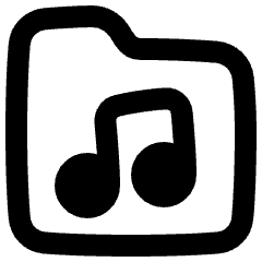 Music Folder Song Icon from Plump Remix Set