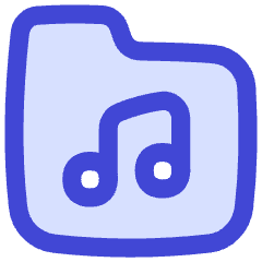 Music Folder Song Icon from Flex Duo Set