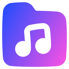Music Folder Song Icon from Plump Gradient Set